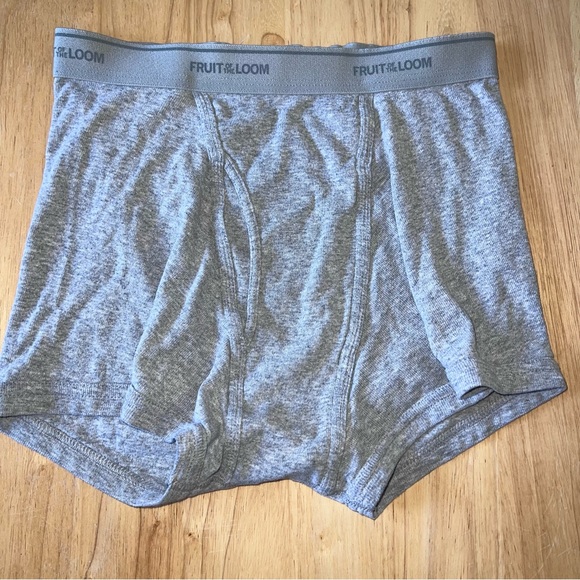 Fruit of the Loom Underwear & Socks Classic Gray Used Boxer Briefs